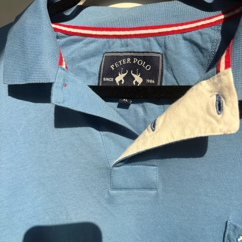 Men's Blue Polo Shirt